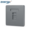Ổ cắm ZoeRax RJ45 tường Ethernet đơn và đôi Tấm tường phẳng cho cáp CAT6 CAT5E giảm giá 22% chỉ 82.499đ