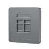 Ổ cắm ZoeRax RJ45 tường Ethernet đơn và đôi Tấm tường phẳng cho cáp CAT6 CAT5E giảm giá 22% chỉ 82.499đ 7