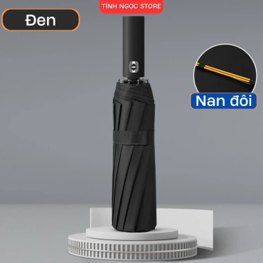 Ô che mưa 12 nan đôi chống nước, dù đi nắng 2 lớp UV, nút bấm tay cầm tự động, thiết kế thông minh, độ bền cao, giá chỉ 129k