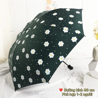 Ô che mưa nắng Hàn Quốc nữ cute gấp gọn, nhiều mẫu xinh, chống UV, tiện lợi 73.800₫