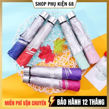 Ô Che Nắng Che Mưa Gấp Gọn Chống UV - Dù Siêu Nhẹ, Bảo Vệ Toàn Diện, Hàng Đẹp
