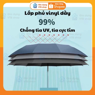 Ô che nắng UV, dù che mưa gấp gọn cầm tay - Kiểu dáng bắt mắt, giá 56.100₫