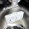 Ổ chia điện đa năng NEGO 4.000W OD51 - 2 chấu xoay 90 độ, chống cháy, an toàn, giá chỉ 129.000 2