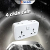 Ổ chia điện đa năng NEGO 4.000W OD51 - 2 chấu xoay 90 độ, chống cháy, an toàn, giá chỉ 129.000 4