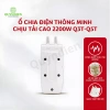 Ổ Chia Điện Thông Minh Q3T Q5T Chống Tuột Phích Xoay 180 độ Nhiều Lỗ Cắm Linh Kiện Quỳnh Diễn