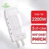 Ổ Chia Điện Thông Minh Q3T Q5T Chống Tuột Phích Xoay 180 độ Nhiều Lỗ Cắm Linh Kiện Quỳnh Diễn 10