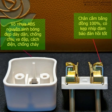 Ổ chuyển đổi phích cắm điện 3 chân sang 2 chân - Giá chỉ 16.000 VND, an toàn, tiện lợi, tiết kiệm
