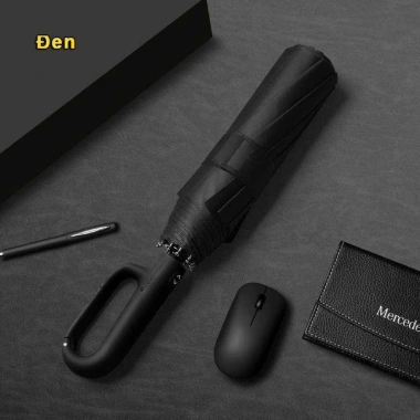Ô Có Móc Khoá 24 Nan Cứng Cáp – Tay Cầm Đóng Mở Tự Động – Chống Tia UV – FREE SHIP