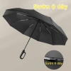 Ô Có Móc Khoá 24 Nan Cứng Cáp – Tay Cầm Đóng Mở Tự Động – Chống Tia UV – FREE SHIP 5