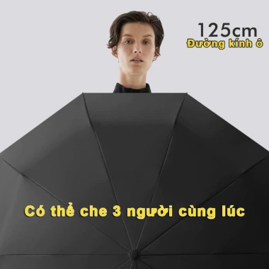 Ô Có Móc Khoá 24 Nan Cứng Cáp – Tay Cầm Đóng Mở Tự Động – Chống Tia UV – FREE SHIP