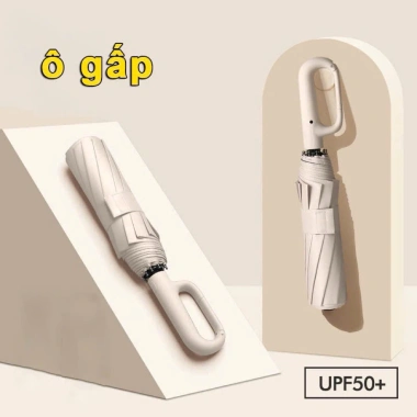 Ô Có Móc Khoá 24 Nan Cứng Cáp – Tay Cầm Đóng Mở Tự Động – Chống Tia UV – FREE SHIP