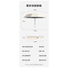 Ô Có Móc Khoá 24 Nan Cứng Cáp – Tay Cầm Đóng Mở Tự Động – Chống Tia UV – FREE SHIP 8