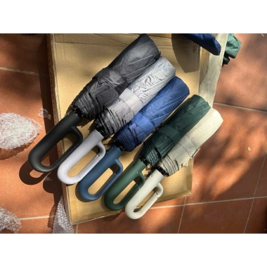 Ô Có Móc Khoá 24 Nan Cứng Cáp – Tay Cầm Đóng Mở Tự Động – Chống Tia UV – FREE SHIP
