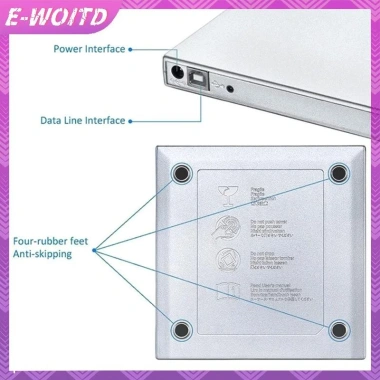 Ổ đĩa DVD ngoài E-WOITD USB 2.0 độ ồn thấp, hỗ trợ đọc/ghi DVD VCD CD‑RW, tốc độ truyền nhanh, tương thích đa hệ điều hành, giá ưu đãi 286.110₫ 3 Ổ đĩa DVD ngoài E-WOITD USB 2.0 độ ồn thấp, hỗ trợ đọc/ghi DVD VCD CD‑RW, tốc độ truyền nhanh, tương thích đa hệ điều hành, giá ưu đãi 286.110₫ 3