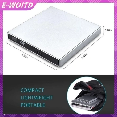 Ổ đĩa DVD ngoài E-WOITD USB 2.0 độ ồn thấp, hỗ trợ đọc/ghi DVD VCD CD‑RW, tốc độ truyền nhanh, tương thích đa hệ điều hành, giá ưu đãi 286.110₫ 6 Ổ đĩa DVD ngoài E-WOITD USB 2.0 độ ồn thấp, hỗ trợ đọc/ghi DVD VCD CD‑RW, tốc độ truyền nhanh, tương thích đa hệ điều hành, giá ưu đãi 286.110₫ 6