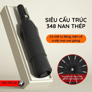 Ô dù che mưa MIUNA U348 UFS50+ chống UV thép siêu cường 350nm gập gọn chống lật gió gấp 20 lần sz106 giá 355.000 VND 9 Ô dù che mưa MIUNA U348 UFS50+ chống UV thép siêu cường 350nm gập gọn chống lật gió gấp 20 lần sz106 giá 355.000 VND 9