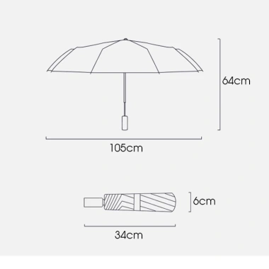 Ô dù che mưa nắng gấp gọn cỡ lớn 8-12 nan, cứng cáp, chống UV, dùng ngoài trời và ô tô 88.321