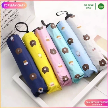 Ô Dù Gấu Gấp Gọn Siêu Dễ Thương Cho Bé – Giá Giảm 55k Bảo Vệ Mưa Nắng