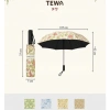 Ô Dù Hoa TEWA Gấp Gọn Tự Động 2 Chiều 24 Nan Che Mưa Nắng Chống UV 105cm kích thước lớn - Khuyến mãi Độ bền cao đảm bảo Giá 270.000đ 9