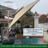 Ô Dù Lệch Tâm Vuông 3m*3m Khung Nhôm Chỉnh Góc Nghiêng Che Nắng, Giá 2.95 Triệu