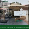Ô Dù Lệch Tâm Vuông 3m*3m Khung Nhôm Chỉnh Góc Nghiêng Che Nắng, Giá 2.95 Triệu 2