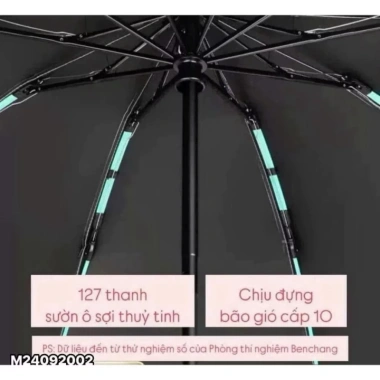 Ô Dù Móc Treo Thông Minh Gấp Gọn, Đóng Mở Tự Động, Thấm Nước, Chống UV 99%