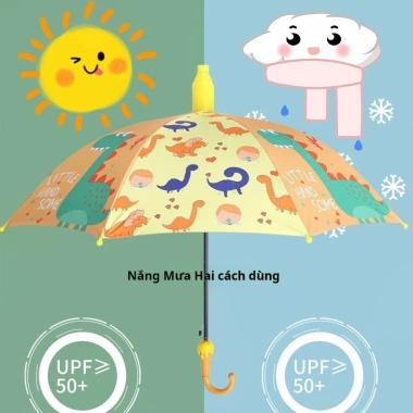 Ô Dù Trẻ Em Gấp Gọn Nhiều Mẫu Hoạt Hình Ngộ Nghĩnh - Che Mưa Che Nắng, Giá Chỉ 89.000₫