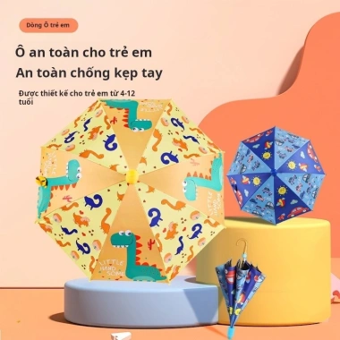 Ô Dù Trẻ Em Gấp Gọn Nhiều Mẫu Hoạt Hình Ngộ Nghĩnh - Che Mưa Che Nắng, Giá Chỉ 89.000₫