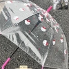 Ô Dù Trong Suốt Hello Kitty Dễ Thương – Gấp Gọn, Chụp Ảnh Mưa Giá 100k 2