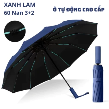 Ô Dù Tự Động và Thủ Công Che Mưa Nắng Cầm Tay Gấp Gọn 2 Chiều Chống UV, Chống Lật - Giá chỉ 55.000₫