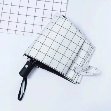 Ô Gấp Gọn Thời Trang Chống UV & Thấm Nước - Thiết Kế Caro Hiện Đại, Nhiều Màu, Unisex - Chỉ 64.000₫, Giảm 22% Cho Nam & Nữ