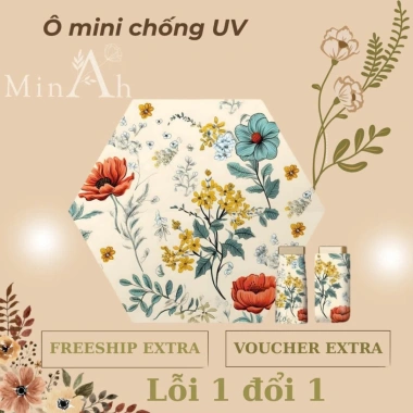 Ô hoa mini gấp gọn – nhỏ nhẹ, chắc chắn, họa tiết siêu xinh, giảm 16%