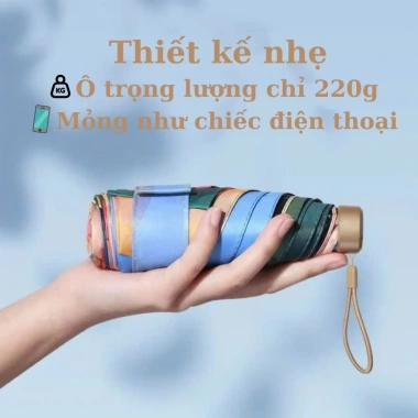 Ô hoa mini gấp gọn – nhỏ nhẹ, chắc chắn, họa tiết siêu xinh, giảm 16%