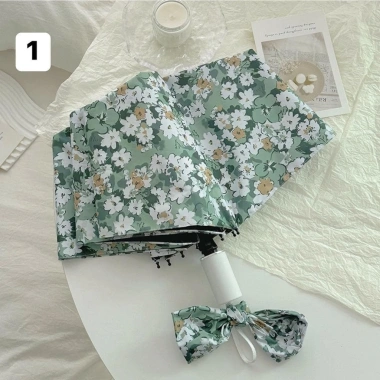 Ô họa tiết hoa vintage xinh nữ tính tự bung tự gấp tiện lợi - Quà tặng lý tưởng BeeMit 220k