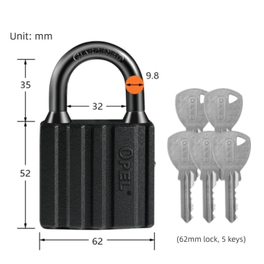 Ổ khóa hạng nặng YMIFY - Bền, chống nước, chống gỉ, kèm chìa khóa, cổng & ba lô 9 Ổ khóa hạng nặng YMIFY - Bền, chống nước, chống gỉ, kèm chìa khóa, cổng & ba lô 9