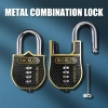 Ổ khóa mật mã 4 số Blucker cao cấp - Chống cắt, chống nước, an toàn cho nhà cửa, nhà kho - 86.000₫ 4