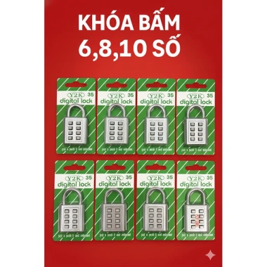 Ổ khoá mật mã bền đẹp - Khoá Vali, Khoá Số tự chọn, Khóa số bấm, chỉ 26.100₫