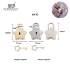 Ổ khóa ngôi sao cao cấp A110 hiện đại, kèm chìa khóa cho túi xách, vali giá 28.999đ 2