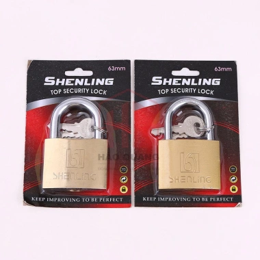 Ổ Khóa SHENLING 50mm - Khóa Chống Cắt Chống Rỉ Kèm 3 Chìa Bảo Vệ An Toàn Cao Cấp 2