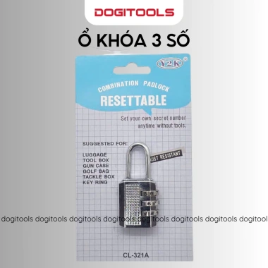 Ổ Khóa Số 3 Số CL-321A - Hợp Kim Đài Loan, Nhiều Màu, Giá 47.850₫ Giảm Đặc Biệt 3