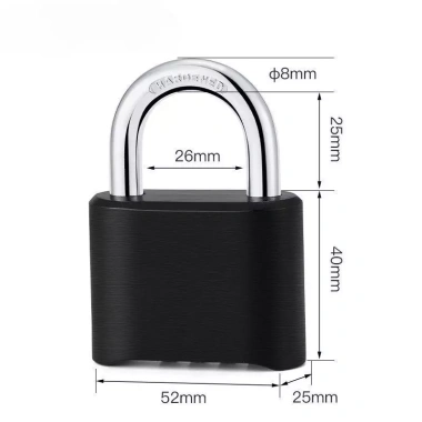 Ổ khóa số 4 mã số hợp kim kẽm, siêu chống thấm nước, thiết kế nhỏ gọn, giá ưu đãi 143.000₫ 8