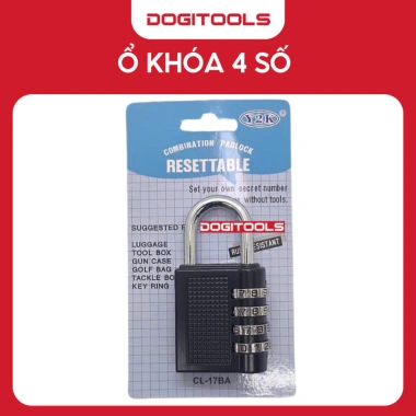 Ổ Khóa Số 4 Số CL-17BA Hợp Kim Đài Loan - Nhiều Màu, Bảo Mật Cửa Nhà & Vali, Giá 69.696₫