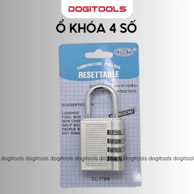 Ổ Khóa Số 4 Số CL-17BA Hợp Kim Đài Loan - Nhiều Màu, Bảo Mật Cửa Nhà & Vali, Giá 69.696₫