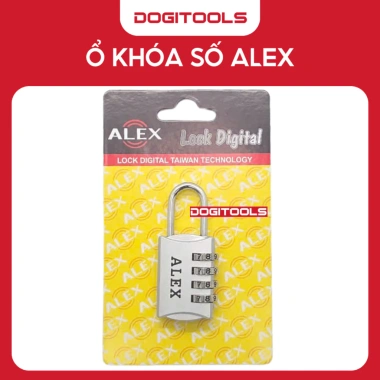 Ổ Khóa Số ALEX 02CR604M - Khóa Cửa Nhà & Vali, Mật Khẩu An Toàn, Giá 78.100 VNĐ