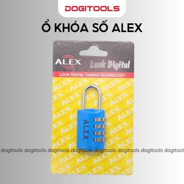 Ổ Khóa Số ALEX 02CR604M - Khóa Cửa Nhà & Vali, Mật Khẩu An Toàn, Giá 78.100 VNĐ
