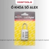 Ổ Khóa Số ALEX 02CR604M - Khóa Cửa Nhà & Vali, Mật Khẩu An Toàn, Giá 78.100 VNĐ 4