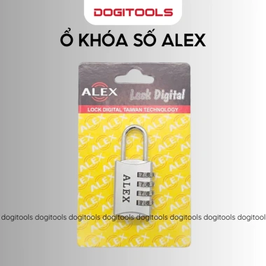 Ổ Khóa Số ALEX 02CR604M - Khóa Cửa Nhà & Vali, Mật Khẩu An Toàn, Giá 78.100 VNĐ