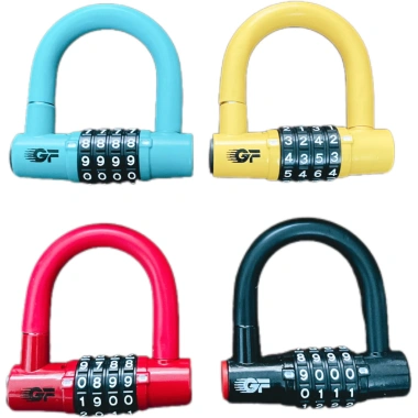 Ổ Khóa Số Chữ U 4 Số Thép Không Rỉ bọc nhựa Cao Cấp GF Chính Hãng Giá chỉ 83.000đ 2