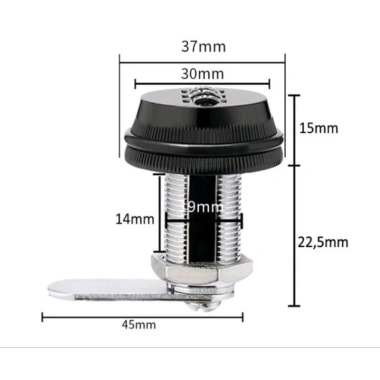 Ổ Khóa Số Hợp Kim Cao Cấp 3 Mã Mật Khẩu Tủ Quần Áo, Tủ Hồ Sơ, Valy Giá 49.000đ