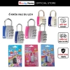 Ổ khóa số mini 3 số dạng vỉ cao cấp - Khóa vali du lịch chống trộm, chỉ 29.000đ
